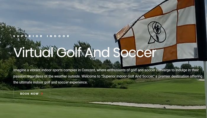 Concord Website Design - Virtual Golf Website