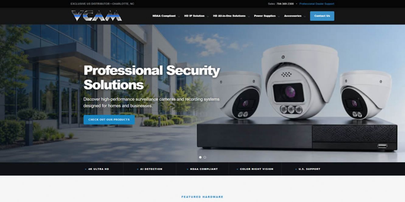 VCAM Website Design Project | Charlotte NC