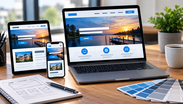 website design location page